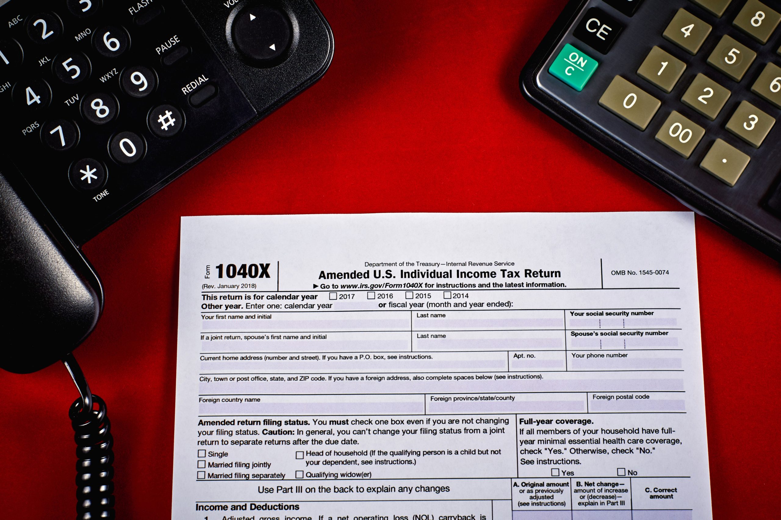 Clean Tax Form